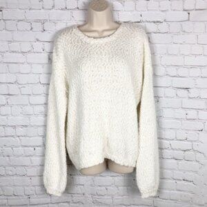 Anthropologie Ruby Moon Soft Sweater w/ Gold Flecks, Size XL